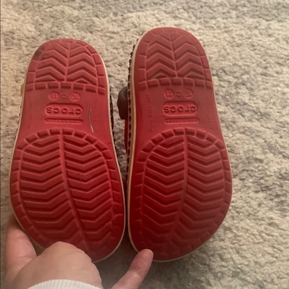 Red  Mickey Mouse Crocs - Picture 2 of 6